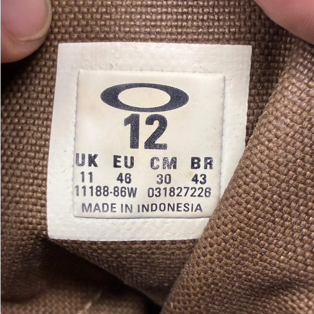 Oakley SI Light Assault 2 Military Tactical Combat Boots Mens 12 Tan Coyote